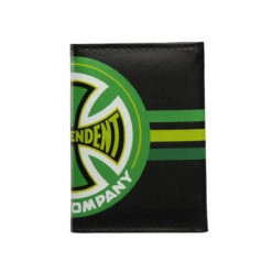 Independent Stripes T/C Tri-Fold Wallet - Black
