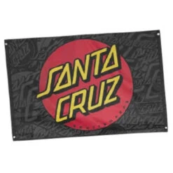 Santa Cruz Classic Dot Flag - OS - Black