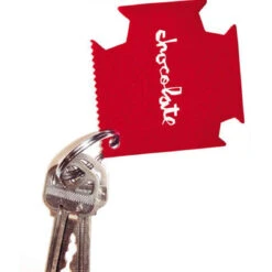 Chocolate Square Keychain Surf/Skate Tool - Red