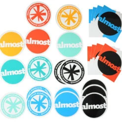 Almost Round About Stix Stickers - 25 Pack