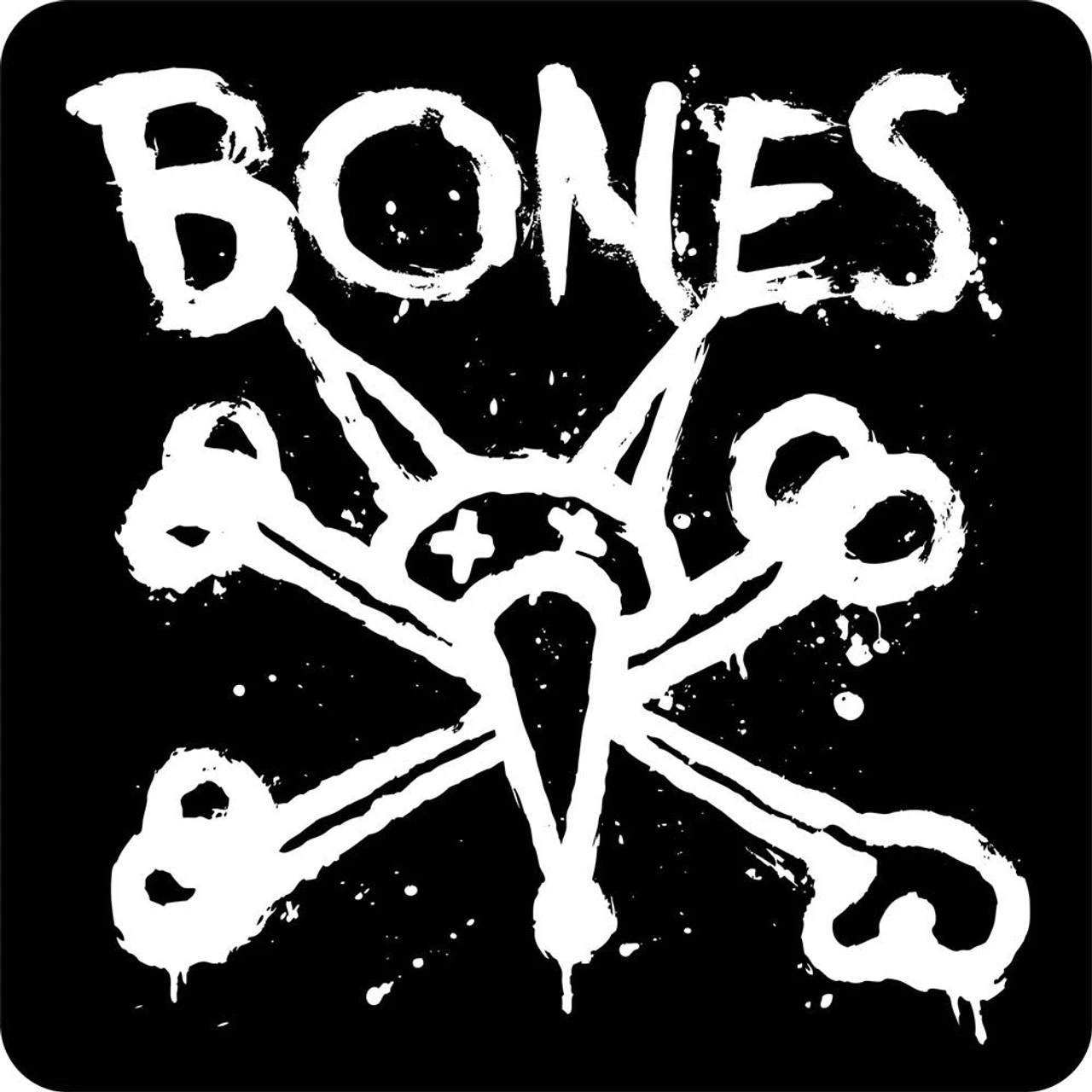 Bones Vato Ramp 12" Sticker - Black/White 3 Bones Vato Ramp 12" Sticker - Black/White