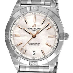 BREITLING Chronomat AUTO 36MM SS MOP Dial Women's Watch A10380101A4A1