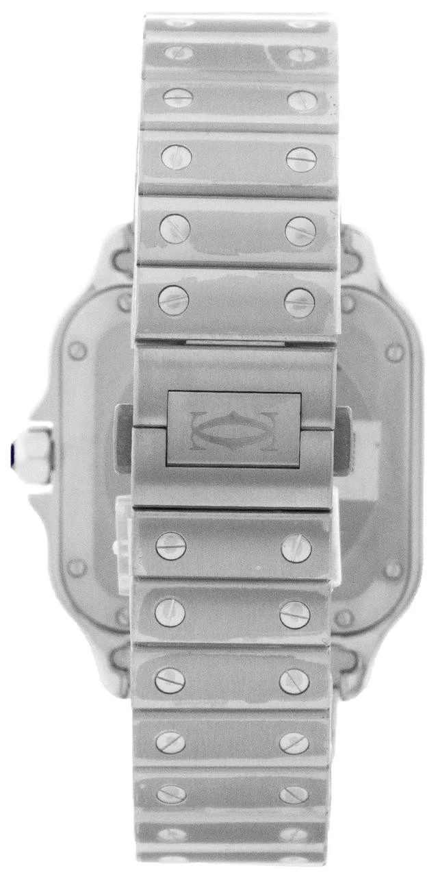 CARTIER Santos De Cartier Silvered Opaline Dial 35.1MM Unisex Watch WSSA0029 5 CARTIER Santos De Cartier Silvered Opaline Dial 35.1MM Unisex Watch WSSA0029 - Image 3