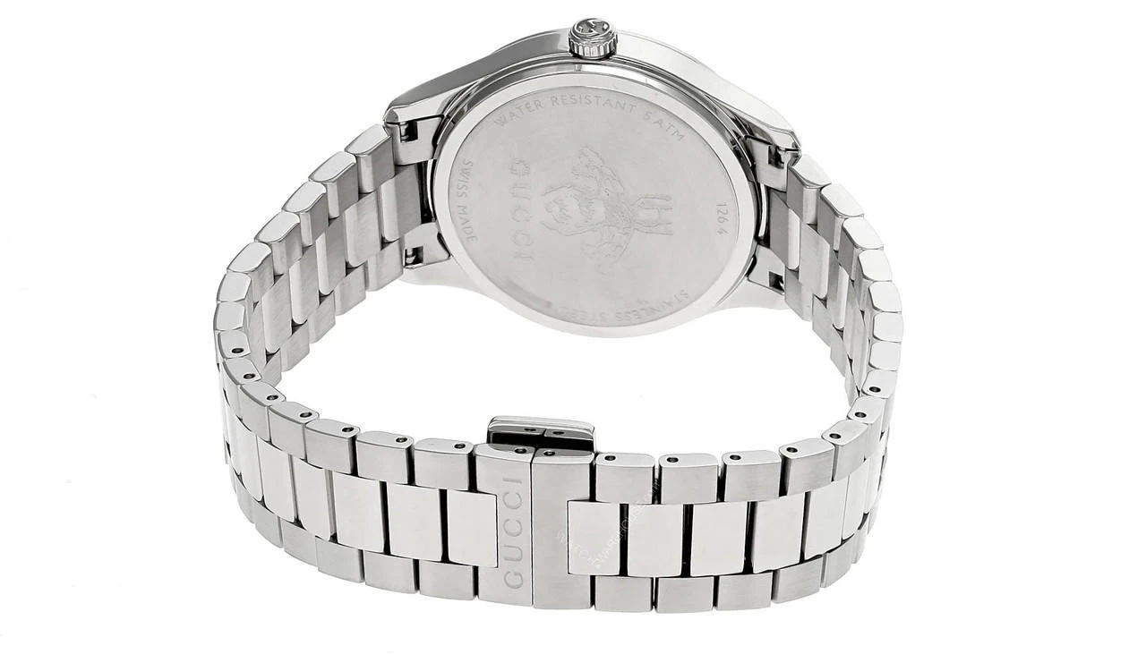 GUCCI G-Timeless Quartz 32MM SS Blue Lapis Stone Dial Unisex Watch YA1265043 5 GUCCI G-Timeless Quartz 32MM SS Blue Lapis Stone Dial Unisex Watch YA1265043 - Image 3