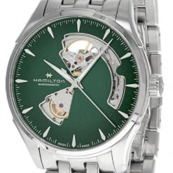 HAMILTON Jazzmaster Open Heart 40MM AUTO SS Green Dial Men's Watch H32675160