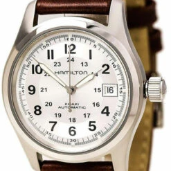HAMILTON Khaki Field AUTO Silver Dial BR Leather Men's Watch H70455553