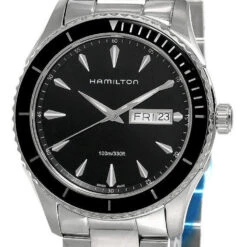 HAMILTON Seaview 42MM Quartz S-Steel Black Dial Men's Watch H37511131