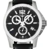 LONGINES Conquest 41MM CHRONO SS Black Leather Watch L36604563 -Tissot shop longines watches longines conquest 41mm chrono ss black leather watch l36604563 21693.1653070106