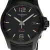 LONGINES Conquest V.H.P. 43MM Black PVD Rubber Men's Watch L3.726.2.66.9 -Tissot shop longines watches longines conquest vhp 43mm black pvd rubber mens watch l3.726.2.66.9 84830.1688754567