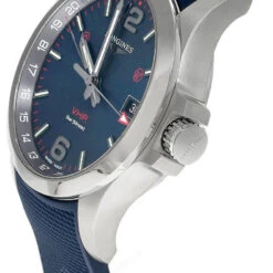 LONGINES Conquest V.H.P. 43MM Blue Dial Rubber Men's Watch L3.728.4.96.9 -Tissot shop longines watches longines conquest vhp 43mm blue dial rubber mens watch l3.728.4.96.9 45575.1688754567