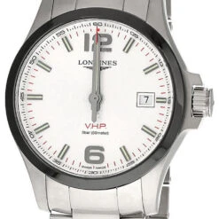LONGINES Conquest V.H.P Quartz 43MM SS Men's Watch L3.729.4.76.6
