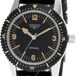 LONGINES Heritage Skin Diver AUTO SS Black Dial Men's Watch L2.822.4.56.9