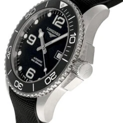LONGINES HydroConquest 43MM AUTO Black Dial Rubber Men's Watch L3.782.4.56.9 -Tissot shop longines watches longines hydroconquest 43mm auto black dial rubber mens watch l3.782.4.56.9 06862.1690503948