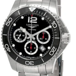 LONGINES HydroConquest 43MM AUTO SS Black Dial Men's Watch L3.883.4.56.6