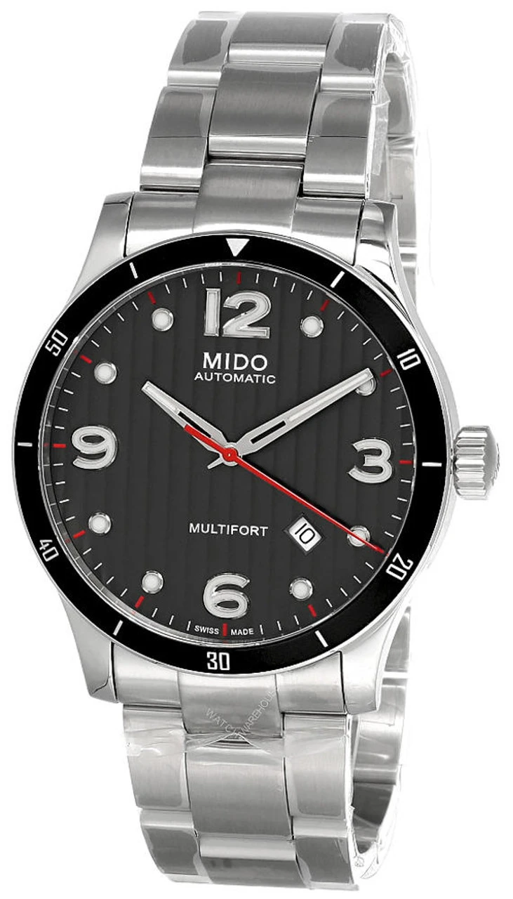 MIDO Multifort 42MM AUTO SS Black Dial Men's Watch M025.407.11.061.00 3 MIDO Multifort 42MM AUTO SS Black Dial Men's Watch M025.407.11.061.00