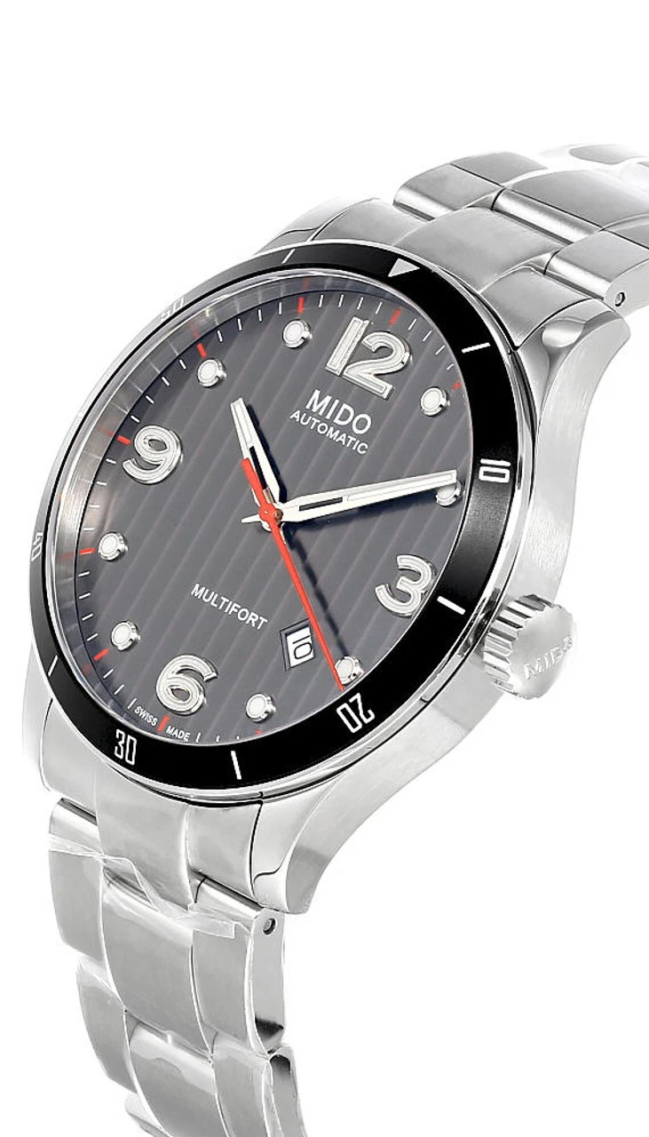 MIDO Multifort 42MM AUTO SS Black Dial Men's Watch M025.407.11.061.00 4 MIDO Multifort 42MM AUTO SS Black Dial Men's Watch M025.407.11.061.00 - Image 2