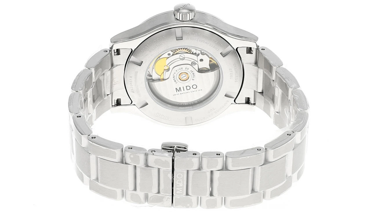 MIDO Multifort 42MM AUTO SS Black Dial Men's Watch M025.407.11.061.00 5 MIDO Multifort 42MM AUTO SS Black Dial Men's Watch M025.407.11.061.00 - Image 3