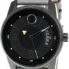 MOVADO Bold Verso 42MM Black-Ion Plated SS Gray LTHR Men's Watch 3600695 -Tissot shop movado watches movado bold verso 42mm black ion plated ss gray lthr mens watch 3600695 62638.1667937645