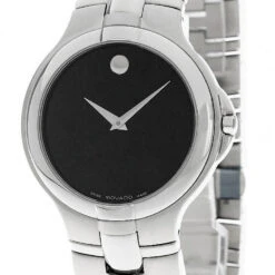 MOVADO Medalist Stainless Steel Black Dial Men's Watch 0604801