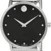 MOVADO Museum Classic 40MM SS Black Diamond Dial Men's Watch 0607511 -Tissot shop movado watches movado museum classic 40mm ss black diamond dial mens watch 0607511 60300.1657578995