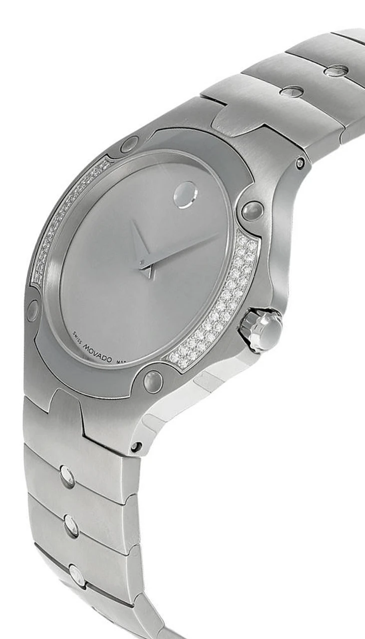 MOVADO Museum Sports Edition 38MM SS Silver Dial Unisex Watch 84.G1.1892.S 4 MOVADO Museum Sports Edition 38MM SS Silver Dial Unisex Watch 84.G1.1892.S - Image 2