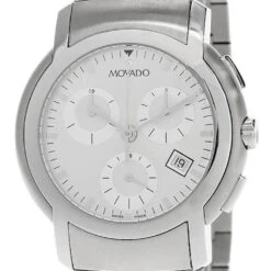 MOVADO SL Chronograph S-Steel Silver Dial Men's Watch 0605824