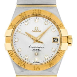 OMEGA Constellation 38MM SLVR Dial DIA Men's Watch 123.20.38.21.52.002