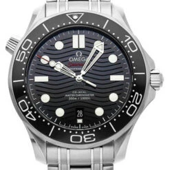 OMEGA Seamaster AUTO Black Dial SS Men's Watch 210.30.42.20.01.001