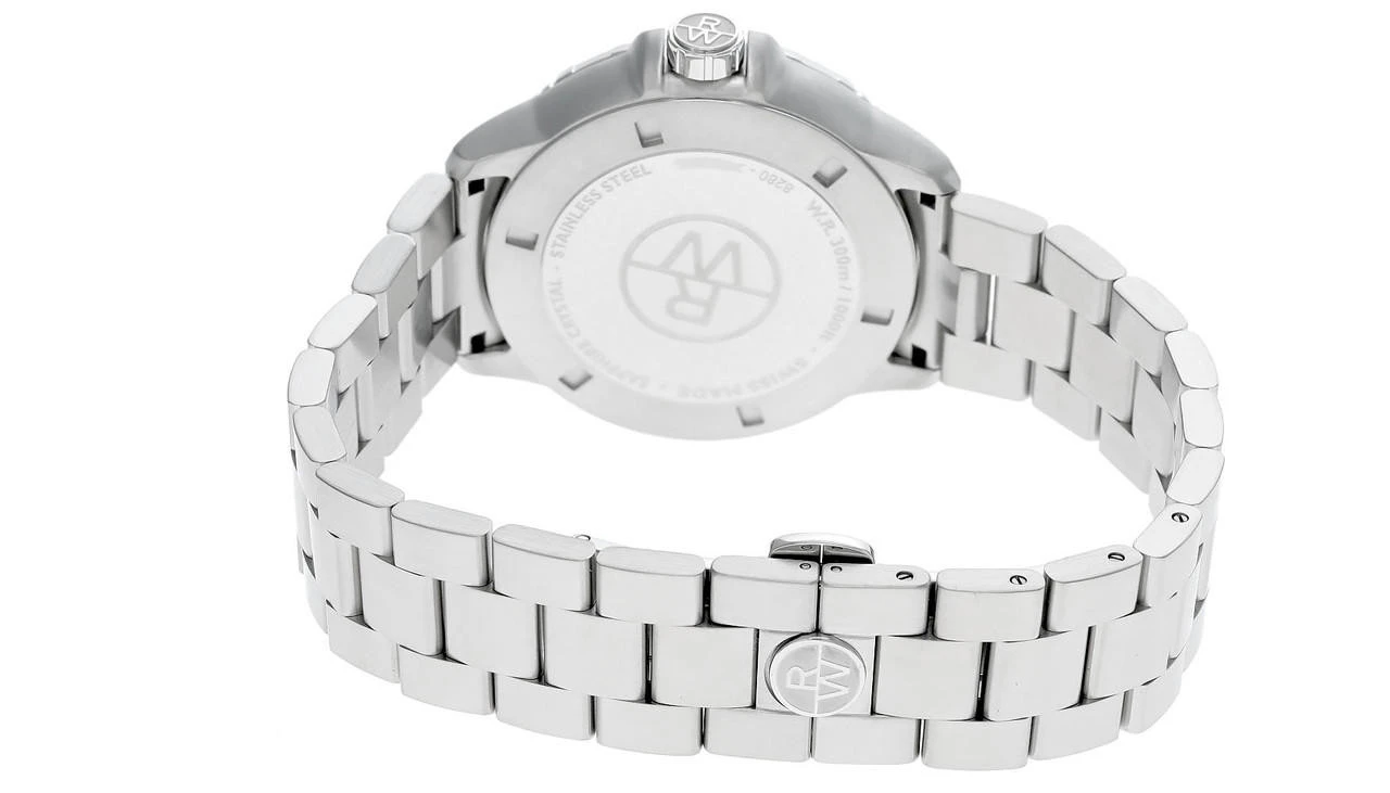 RAYMOND WEIL Tango Quartz GMT 42MM SS Black Dial Men's Watch 8280-ST2-20001 5 RAYMOND WEIL Tango Quartz GMT 42MM SS Black Dial Men's Watch 8280-ST2-20001 - Image 3