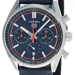TAG HEUER Carrera AUTO 42MM CHRONO Blue Dial Men's Watch CBN201D.FC6543