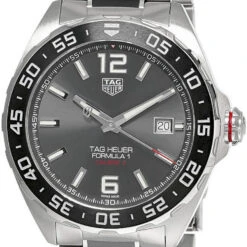 TAG HEUER Formula-1 43MM AUTO SS Anthracite Dial Ceramic Watch WAZ2011.BA0843