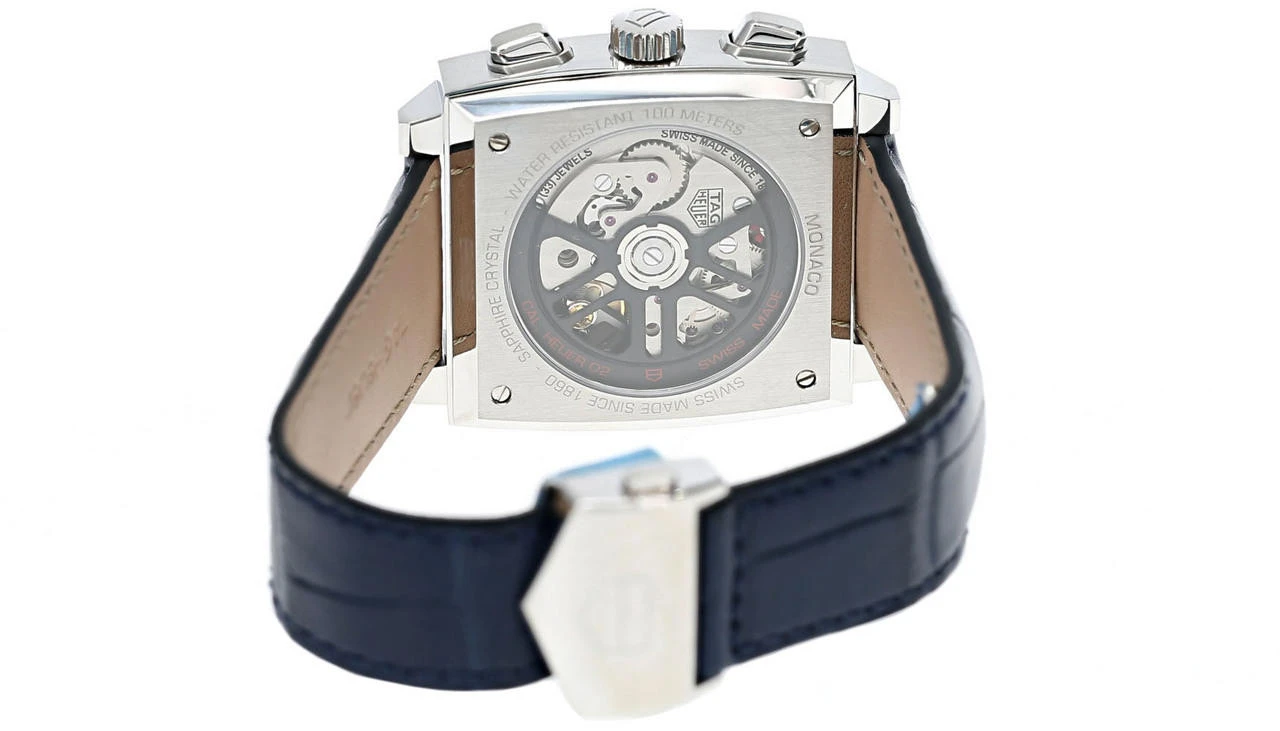 TAG HEUER Monaco 39MM CHRONO AUTO Men's Watch CBL2111.FC6453 5 TAG HEUER Monaco 39MM CHRONO AUTO Men's Watch CBL2111.FC6453 - Image 3