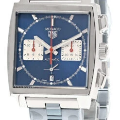 TAG HEUER Monaco AUTO 39MM SS Blue Dial Men's Watch CBL2111.BA0644
