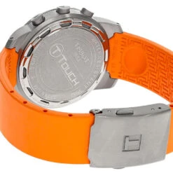 TISSOT Analog/Digital Multifunction SS Orange Rubber Men's Watch T33.7.498.59 -Tissot shop tissot watches tissot analogdigital multifunction ss orange rubber mens watch t33.7.498.59 80779.1691369471