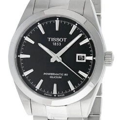 TISSOT Gentleman AUTO 40MM SS Black Dial Men's Watch T127.407.11.051.00