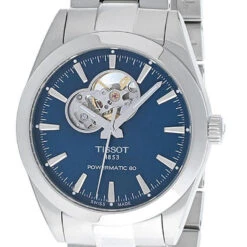 TISSOT Gentleman Open Heart 40MM BLU Dial Men's Watch T127.407.11.041.01