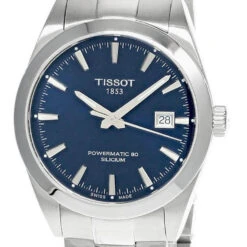 TISSOT Gentleman Powermatic 80 40MM Blue Dial Men's Watch T1274071104100