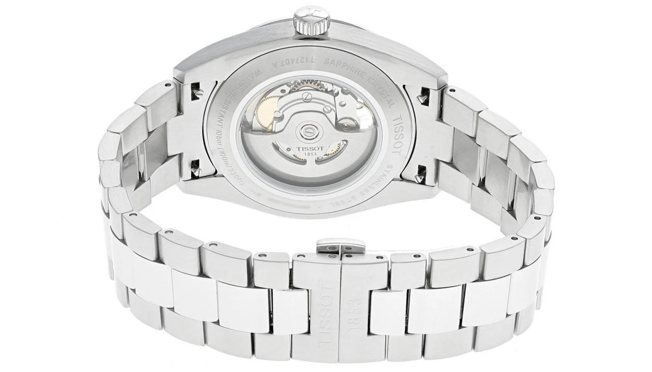 TISSOT Gentleman Powermatic 80 Open Heart SS Men's Watch T127.407.11.081.00 5 TISSOT Gentleman Powermatic 80 Open Heart SS Men's Watch T127.407.11.081.00 - Image 3