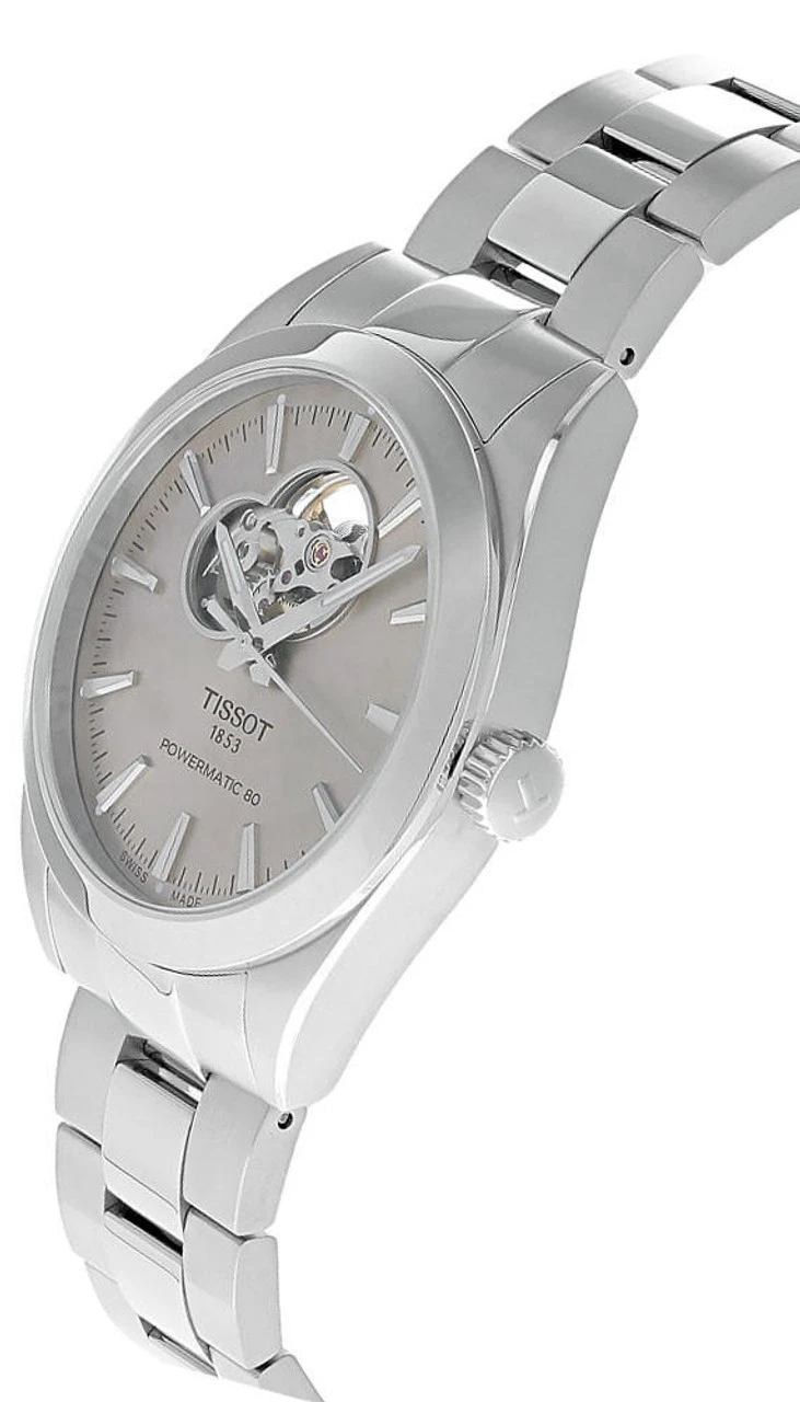 TISSOT Gentleman Powermatic 80 Open Heart SS Men's Watch T127.407.11.081.00 4 TISSOT Gentleman Powermatic 80 Open Heart SS Men's Watch T127.407.11.081.00 - Image 2