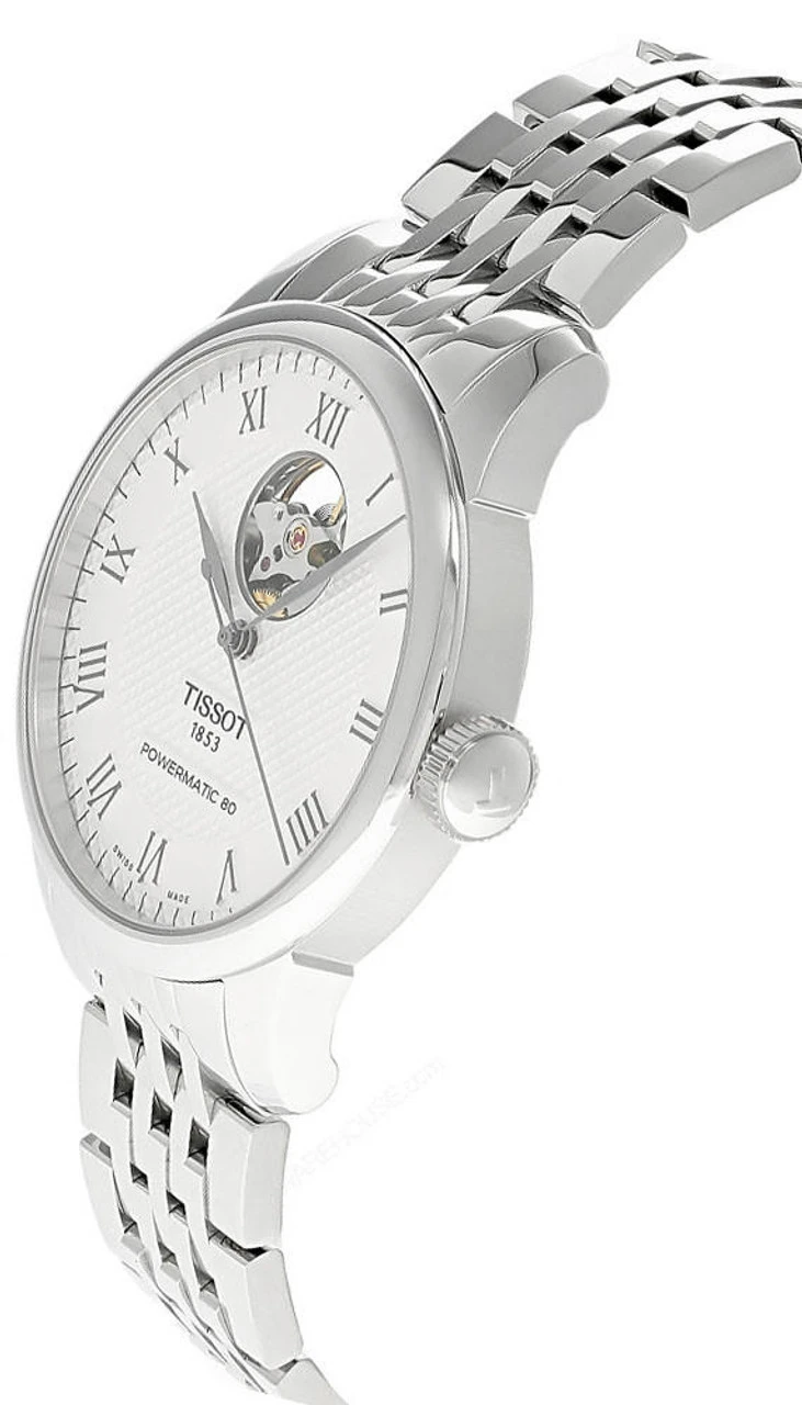 TISSOT Le Locle Powermatic 80 Open Heart SS Men's Watch T006.407.11.033.02 4 TISSOT Le Locle Powermatic 80 Open Heart SS Men's Watch T006.407.11.033.02 - Image 2