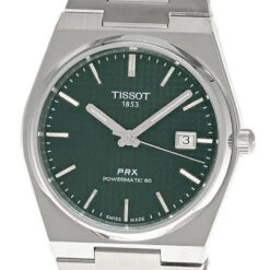 TISSOT PRX Powermatic 80 40MM SS Green Dial Men's Watch T137.407.11.091.00
