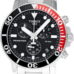 TISSOT Seastar 1000 45.5MM CHRONO QTZ SS Men's Watch T120.417.11.051.01