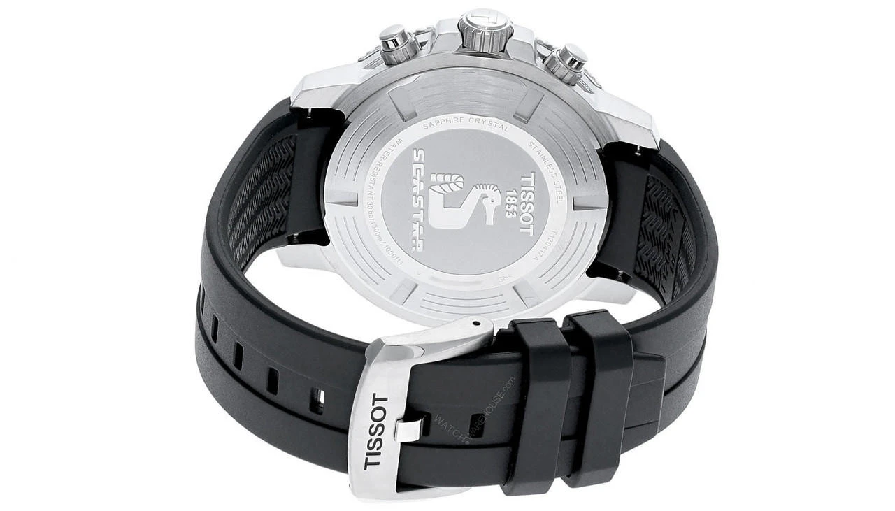 TISSOT Seastar 1000 45MM CHRONO Rubber Men's Watch T120.417.17.041.00 5 TISSOT Seastar 1000 45MM CHRONO Rubber Men's Watch T120.417.17.041.00 - Image 3