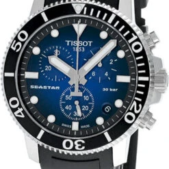 TISSOT Seastar 1000 45MM CHRONO Rubber Men's Watch T120.417.17.041.00