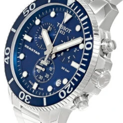 Tissot shop -Tissot shop tissot watches tissot seastar 1000 chrono 45.5mm ss blue dial mens watch t1204171104100 88799.1685074414