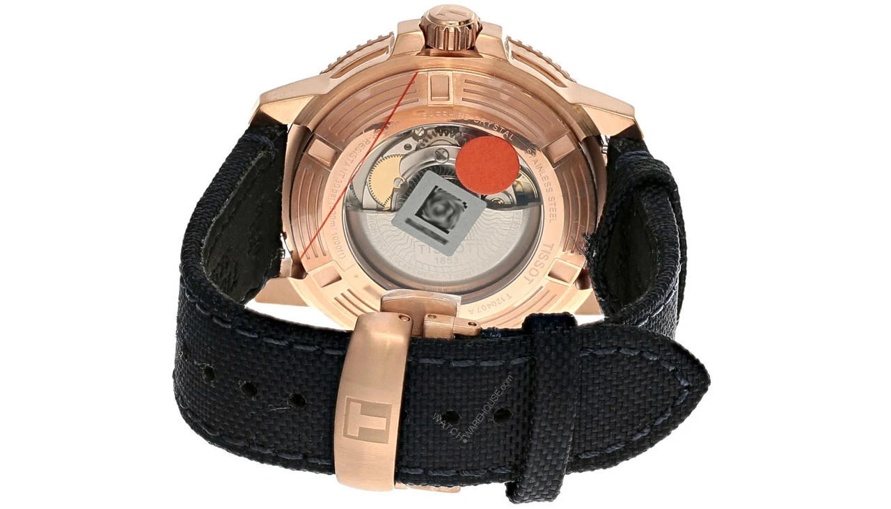 TISSOT Seastar 1000 Powermatic 80 43MM BLU Dial Textile Men's Watch T120.407.37.041.00 5 TISSOT Seastar 1000 Powermatic 80 43MM BLU Dial Textile Men's Watch T120.407.37.041.00 - Image 3