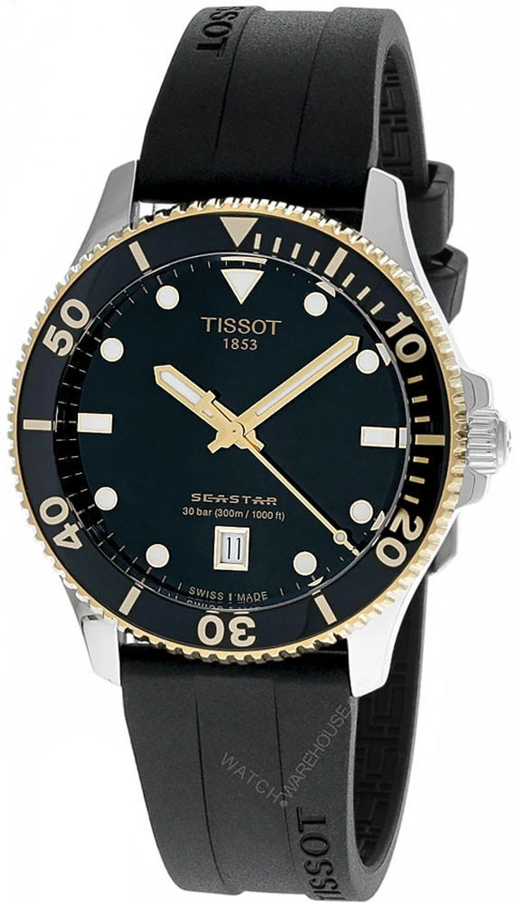 TISSOT Seastar 1000 Quartz 40MM Rubber Men's Watch T120.410.27.051.00 3 TISSOT Seastar 1000 Quartz 40MM Rubber Men's Watch T120.410.27.051.00