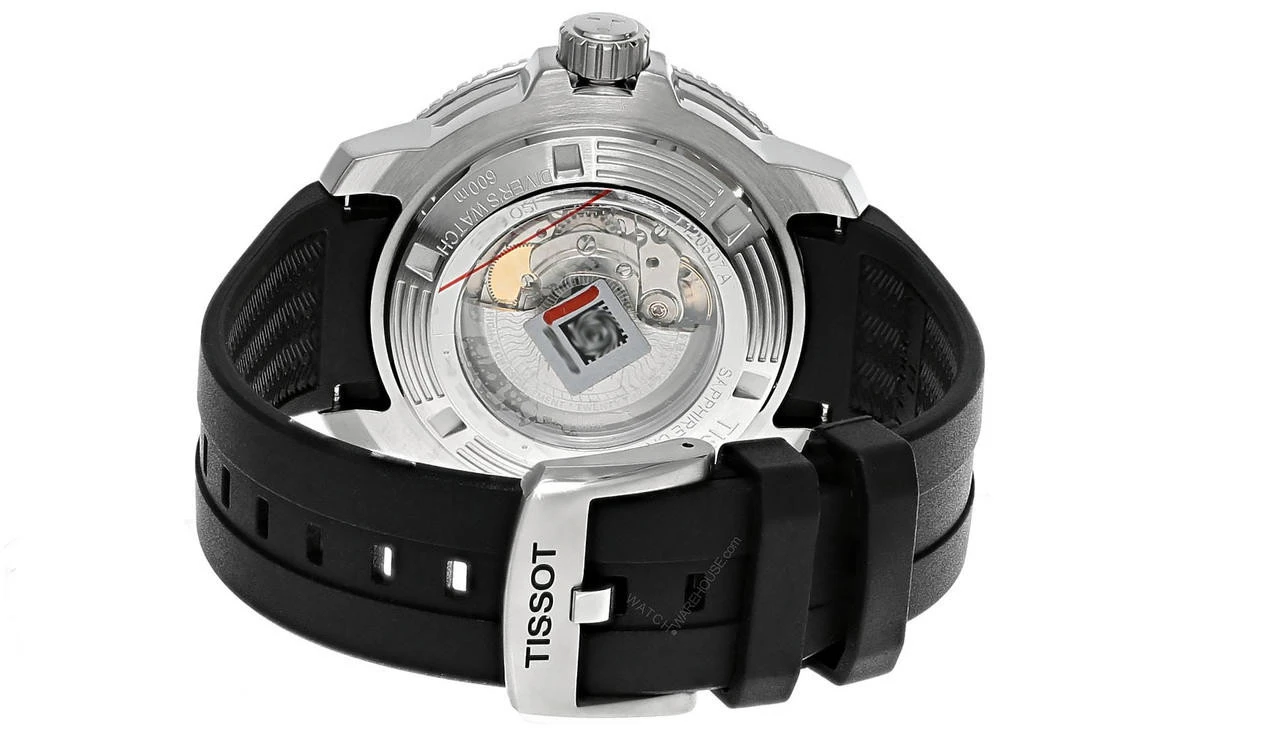 TISSOT Seastar 2000 Professional Powermatic 80 46MM Rubber Men's Watch T120.607.17.441.00 5 TISSOT Seastar 2000 Professional Powermatic 80 46MM Rubber Men's Watch T120.607.17.441.00 - Image 3