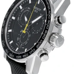 TISSOT Supersport CHRONO 45.5MM Black Textile Men's Watch T125.617.17.051.02 -Tissot shop tissot watches tissot supersport chrono 45.5mm black textile mens watch t1256171705102 15880.1684445858
