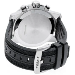 TISSOT Supersport CHRONO 45.5MM Black Textile Men's Watch T125.617.17.051.02 -Tissot shop tissot watches tissot supersport chrono 45.5mm black textile mens watch t1256171705102 49547.1684445858